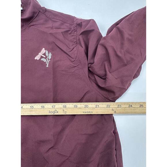 The Paragon Womens Two Piece Pant Set Size XL Maroon Jacket Pants Trackset - Picture 14 of 16